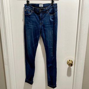 Hudson Nico Mid Rise Super Skinny Cigarette Made in USA Super Stretch Jeans 28 W